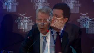 H.E. Geoffrey R. Pyatt with A. Papahelas | Delphi Economic Forum 2018 video