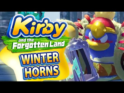 Kirby and the Forgotten Land - World 4: Winter Horns (100% Walkthrough)