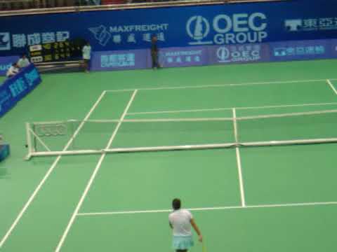 ITF 2009/11 Tanasugarn vs. Yung-Jan Chan at 3rd set 4-4 30-40 (Chan serve)