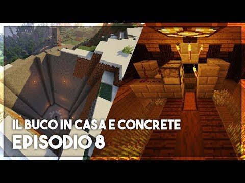 Stedixcraft S2 Ep8 - Il buco in casa e la farm di concrete