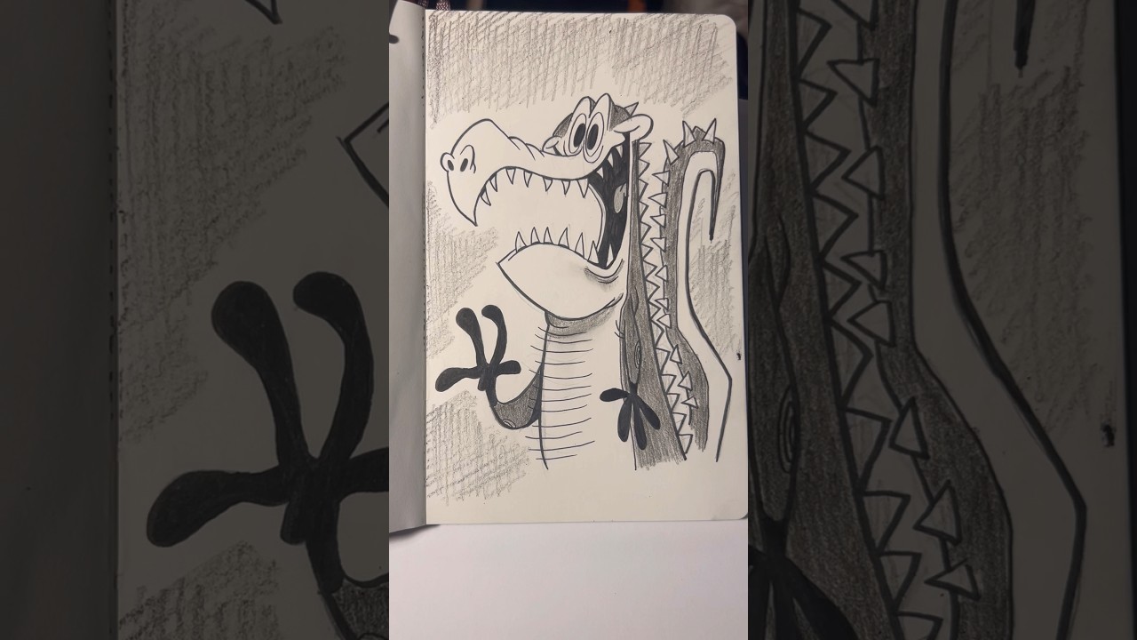 The Cartoon Sketch Process! #art #sketching #animation