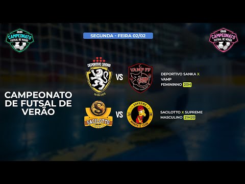 AO VIVO: Acompanhe agora os jogos do Campeonato Futsal de Verão 2026!