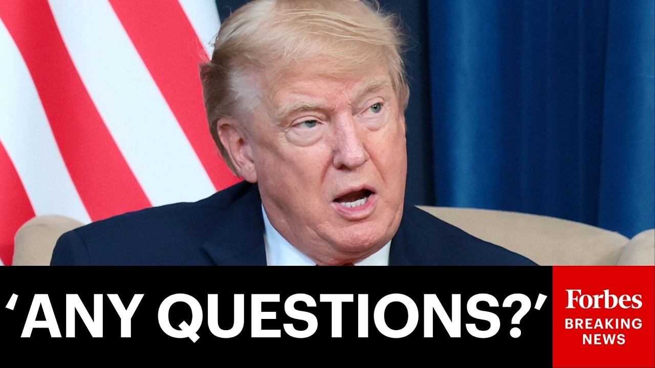Video | BREAKING: Trump Takes Question After Question From Reporters On The Iranian Peace Deal