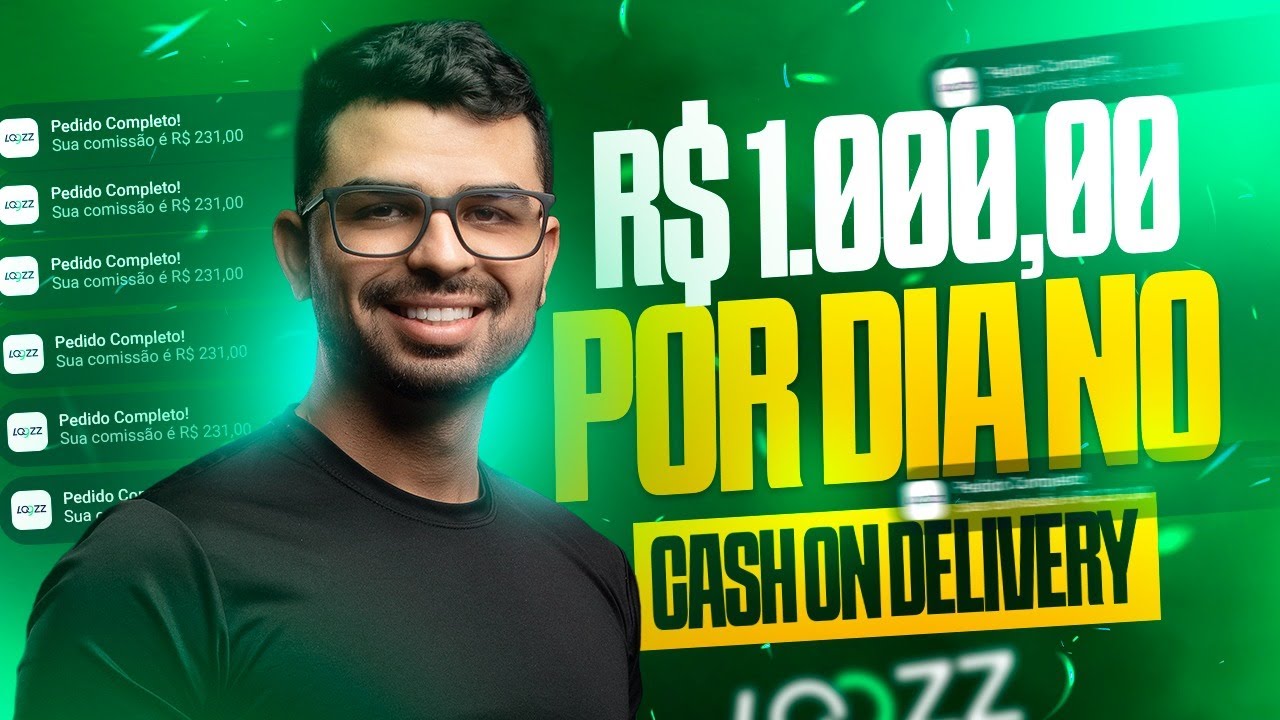 COMO FAZER MIL REAIS POR DIA COM CASH ON DELIVERY | LOGZZ 2024 PASSO A PASSO