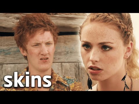 Relationships Develop At The Beach Party | Skins