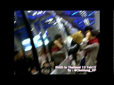 120212 SNSD in Thailand , back to Korea