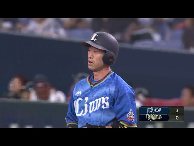 【6回表】ライオンズ・外崎 前進守備の間を抜ける中押しのタイムリー!! 2018/8/7 Bs-L