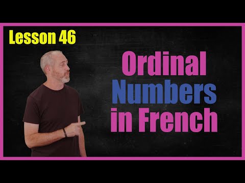Ordinal Numbers in French | *Lesson 46*