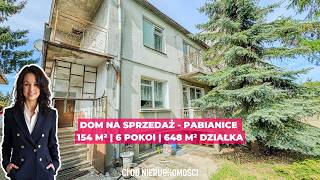 Dom 6-pokojowy na sprzedaż Pabianice — 154 m²