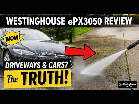 Westinghouse ePX3050 Electric Pressure Washer, 2100 Max PSI 1.76 Max GPM with Foam Cannon and Turbo Nozzle, for Cars/Fences/Driveways/Home/Patios video review thumbnail