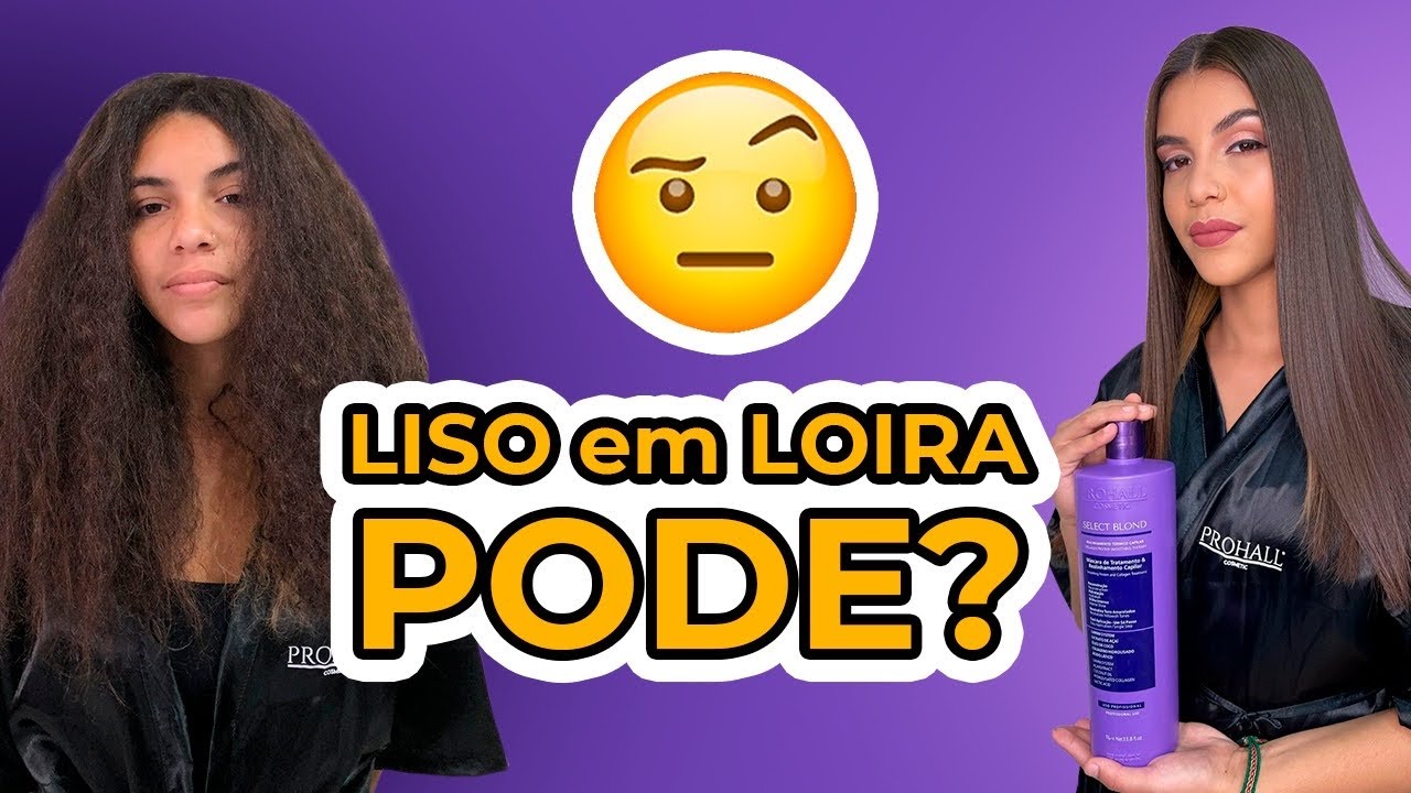 A POLÊMICA DO ALISAMENTO EM CABELO LOIRO + RESENHA DA PROGRESSIVA SELECT BLOND DA PROHALL