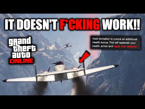 GTA Online: This Feature HAS NEVER F*CKING WORKED! (Flight Formation Repair RANT)