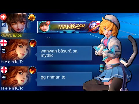 WANWAN IS TRASH IN MYTHIC RANK? | 1 VS 4 ENEMY MANIAC GAMEPLAY | MLBB