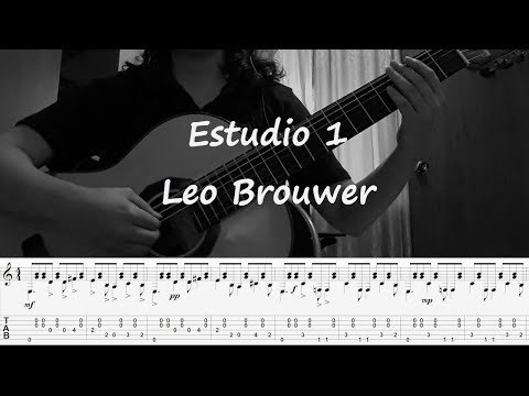 Estudio sencillo N° 1 (Etude N°1) -  Leo Brouwer Tabs