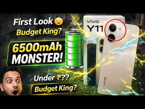 Thumbnail for Vivo Y11 5G First Look & 6500mAh Big Battery 🔋 Full Review ⚡⚡