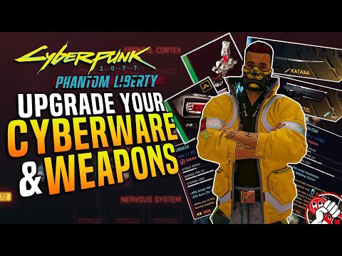 How to UPGRADE Cyberware and Weapons! GET CRAFTING COMPONENTS! Cyberpunk 2077 Update 2.0