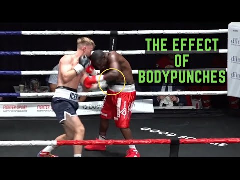 The effect of bodypunches in boxing