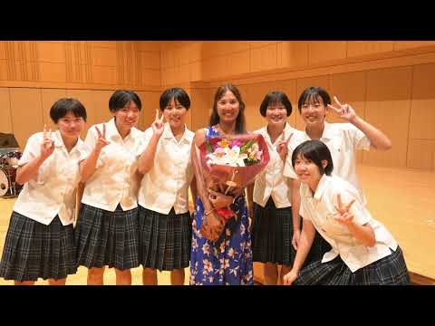 文京学院大学女子中学校 高等学校：長谷川暁子選手壮行会