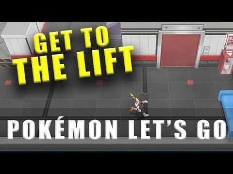 Pokemon Lets Go how to get to the lift in Team Rocket's hideout