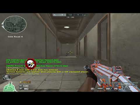 CROSSFIRE PHILIPPINES SCORPION EVO3A1 NOBLE SILVER GAMEPLAY
