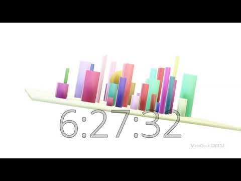 MatsClock 120112 - Free PowerPoint 3D City Digital Clock PPT Timer