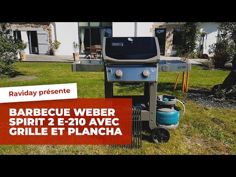Weber Spirit 2 E-210 grille et plancha présenté par Raviday Barbecue