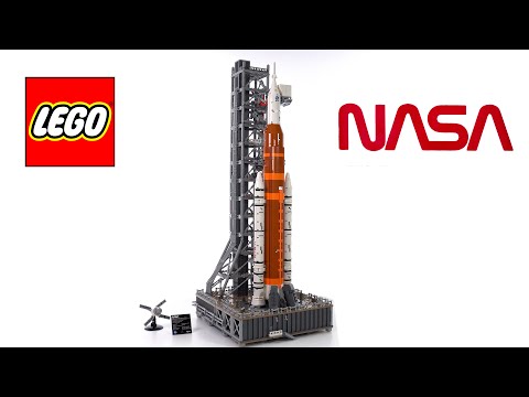 LEGO Icons NASA Artemis SLS rocket & pad independent review! 10341
