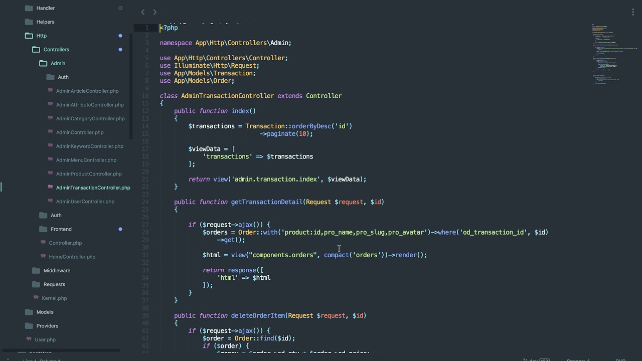 [Seri] - Website đồng hồ - Route xử lý action transaction