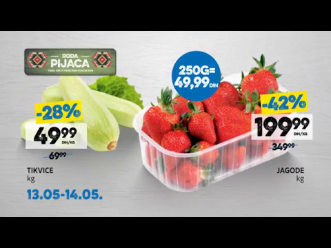 Sveže sa RODA pijace 13. - 14.05.2017.