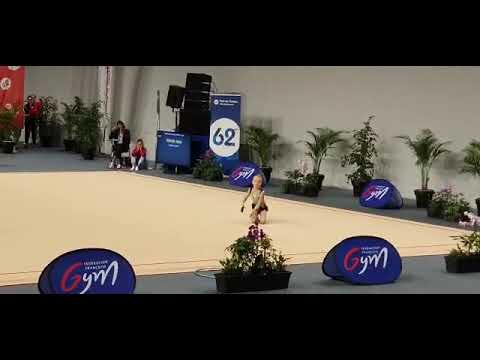 Zoé Hochart Avenir 10 ans massues. Championnat de France Calais 2022