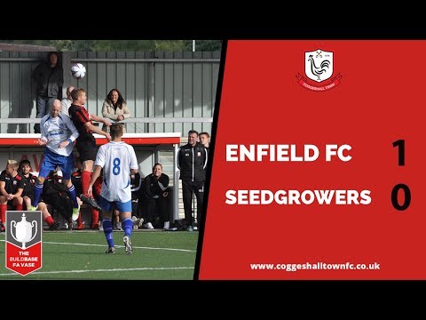 Enfield FC 1 vs 0 Coggeshall Town - FA Vase Replay -  1st Round