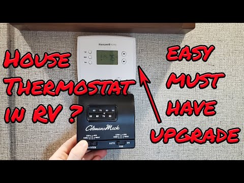 How To Install the Honeywell RTH2300B Digital Thermostat In Your RV