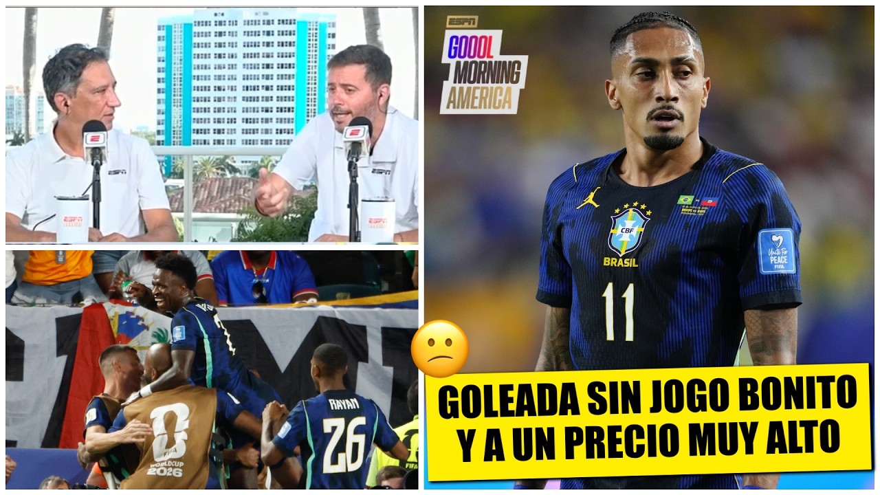 BRASIL GOLEÓ a HAITÍ, pero PAGÓ un PRECIO MUY ALTO con la LESIÓN de RAPHINHA | Goool Morning America