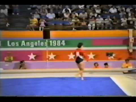 7th T GBR Amanda Harrison FX - 1984 Olympic Games 9.550