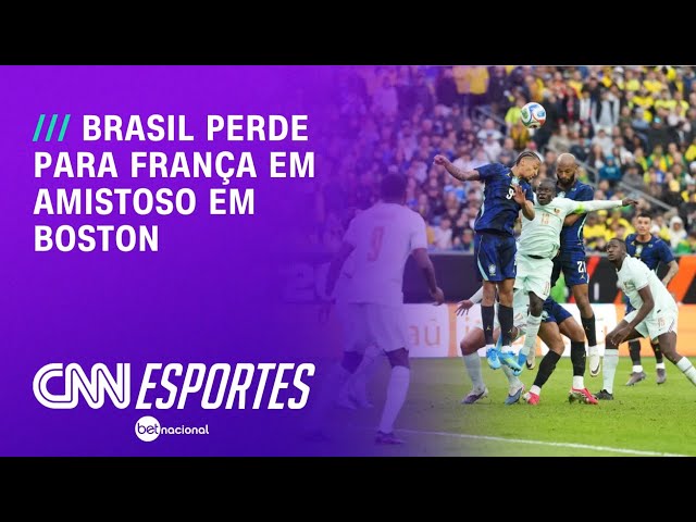 Com Vini Jr apagado e um a mais, Brasil perde para a França por 2 a 1 | CNN NOVO DIA