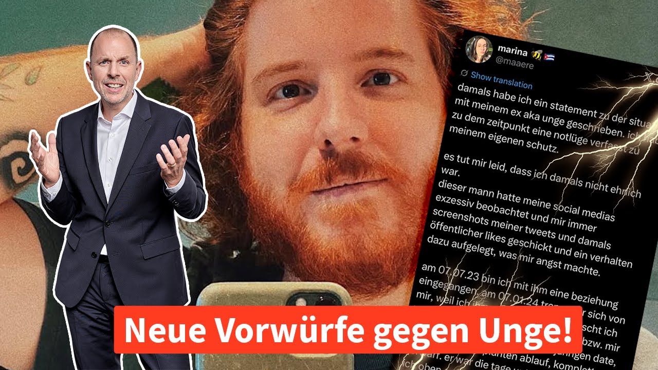 Unge-Skandal eskaliert: Sind die Vorwürfe strafrechtlich relevant?  | Anwalt Christian Solmecke