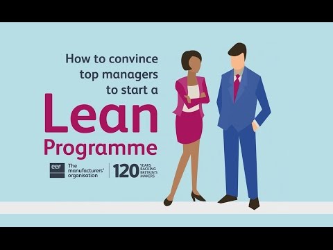 Convincing managers to start a lean programme