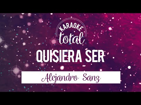Quisiera Ser - Pistas De Alejandro Sanz