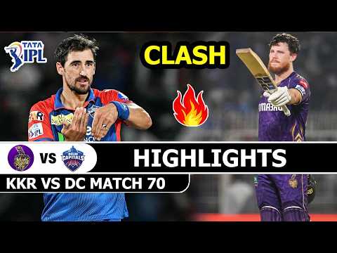 Kolkata Knight Riders vs Delhi Capitals IPL 2026 Match 70 Highlights 2026 | KKR Vs DC