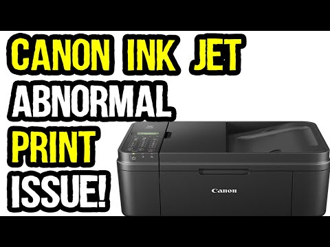How to Fix Wavy Zigzag Text and Double Line Text in Printout | Canon Inkjet Printer