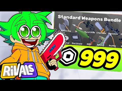 WYDAŁEM 999 ROBUX NA PAKIET BRONI w ROBLOX RIVALS