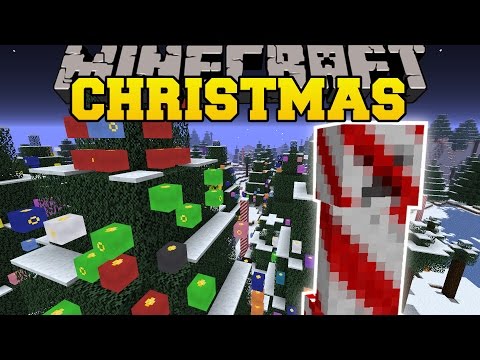PopularMMOs - Minecraft: CHRISTMAS FESTIVITIES MOD (CHRISTMAS DIMENSION, DECORATIONS, & FOOD!) Mod Showcase