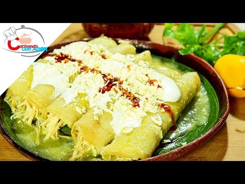 Como Hacer Entomatadas Verdes