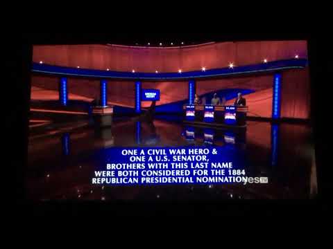 Final Jeopardy, American History category 🤔 - Elise Nussbaum Day 2 (11/21/19)