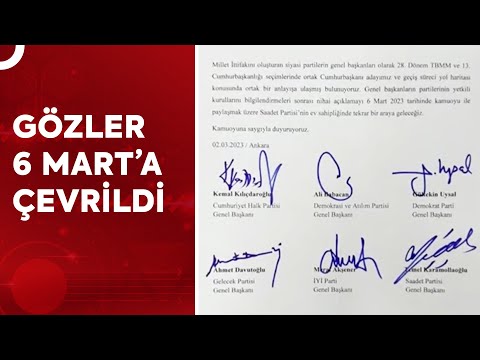 6'lı Masa: "Aday Üzerinde Uzlaştık" | Tv100 Haber
