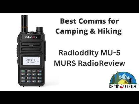 Radioddity MU-5 Radio Review | MURS Radios | Best Comms for Camping, Hiking & Outdoor Use