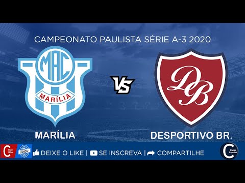Marília x Desportivo Brasil | AO VIVO | 02/10/20 | Paulista A3