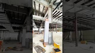 Heightening house steel structure column process- Good tools and machinery make work easy