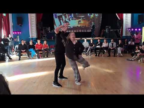 Ceroc ChillOutChamps 2024 Final Open Spotlights Steven Smith & Ellen Dacombe