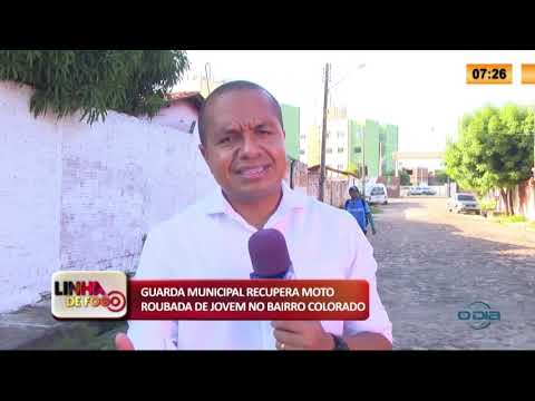 LINHA DE FOGO 22 01 2020 GUARDA MUNICIPAL RECUPERA MOTO ROUBADA DE JOVEM NO BAIRRO COLORADO